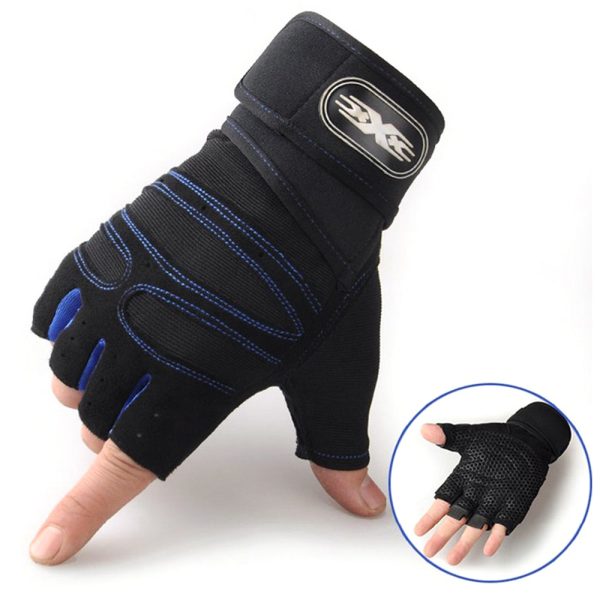 Gym Fitness Heavyweight Training Gloves Men women Body Building Half Finger Non-Slip Gloves Wrist Support Weightlifting Sports - Image 5