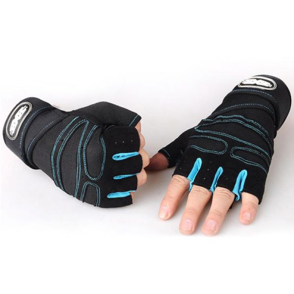 Gym Fitness Heavyweight Training Gloves Men women Body Building Half Finger Non-Slip Gloves Wrist Support Weightlifting Sports - Image 6