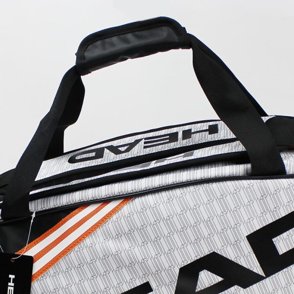 HEAD Tennis Rackets Bag Large Capacity 6-9 Pieces Tennis Backpack Badminton Gymbag Squash Racquet Bag With Separated Shoes Bag - Image 3