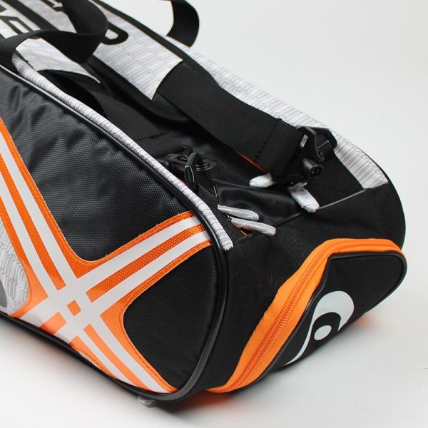 HEAD Tennis Rackets Bag Large Capacity 6-9 Pieces Tennis Backpack Badminton Gymbag Squash Racquet Bag With Separated Shoes Bag - Image 4