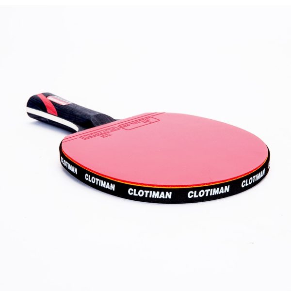 High quality carbon bat table tennis racket with rubber pingpong paddle short handle tennis table rackt long handle offensive - Image 4