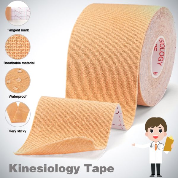 Kinesiology Tape Athletic Recovery Elastic Tape Kneepad Muscle Pain Relief Knee Pads Support For Gym Fitness Bandage - Image 2