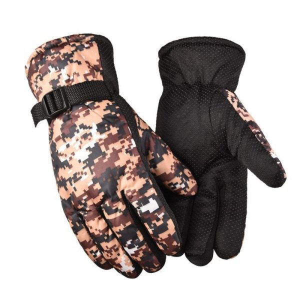 Men Skiing Gloves Waterproof Winter Warm Hands Gloves Snowboard Thermal Motorcycle Riding cycling sports thicken Snow Gloves - Image 6