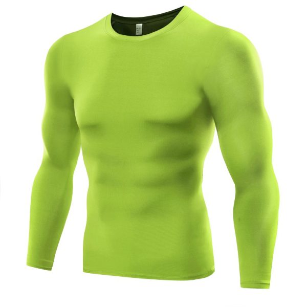 Men's Sport Shirt Long Sleeve Running T-shirts Gym Clothing Fitness Top Mens Quick Dry Soccer Jersey - Image 6