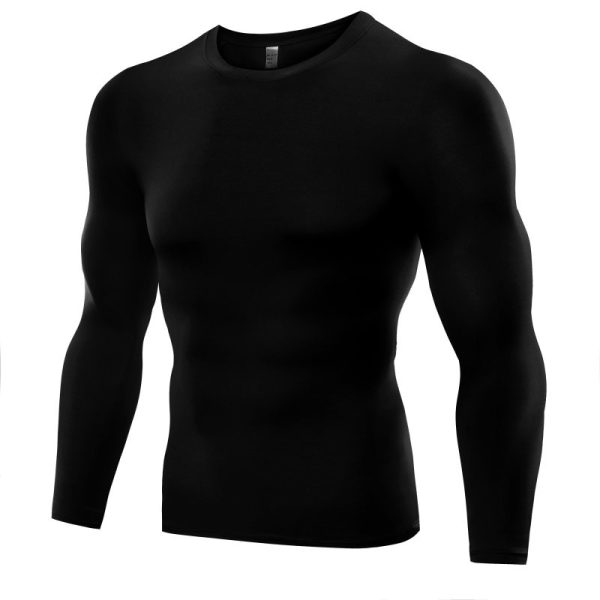 Men's Sport Shirt Long Sleeve Running T-shirts Gym Clothing Fitness Top Mens Quick Dry Soccer Jersey