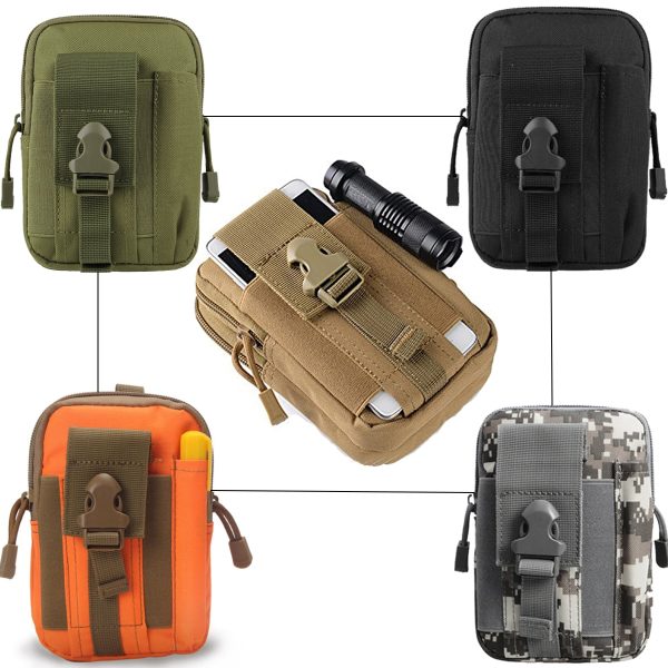 Military Molle Pouch Tactical Belt Waist Bag Outdoor Sport Waterproof Phone Bag Men Casual EDC Tool Pocket Hunting Fanny Pack