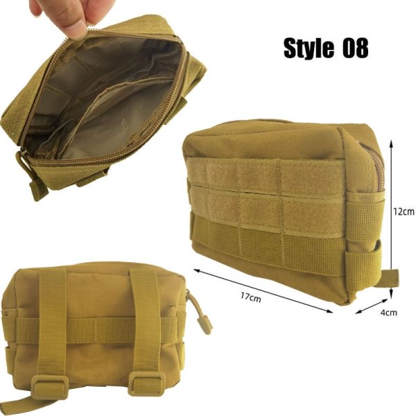 Military Tactical Bag Waist EDC Pack Molle Tools Holder Medical Bags Hunting Accessories Belt Pouch Outdoor Vest Pocket Wallet - Image 5