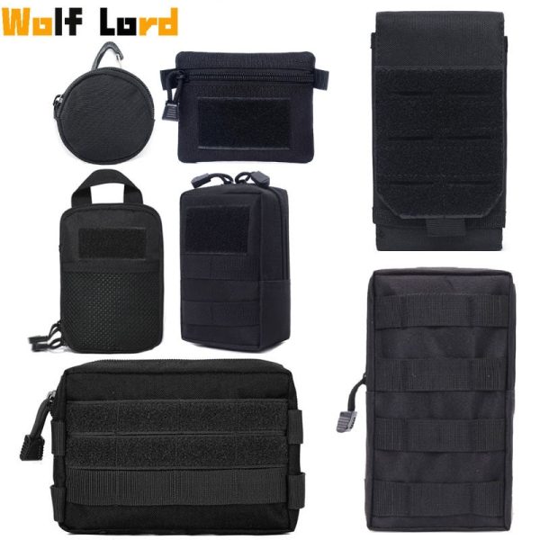 Military Tactical Bag Waist EDC Pack Molle Tools Holder Medical Bags Hunting Accessories Belt Pouch Outdoor Vest Pocket Wallet