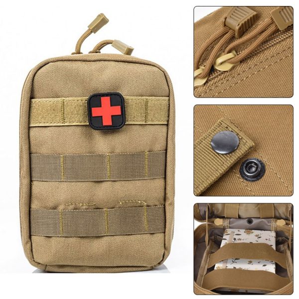 Molle Tactical First Aid Kits Medical Bag Emergency Outdoor Army Hunting Car Emergency Camping Survival Tool Military EDC Pouch - Image 3