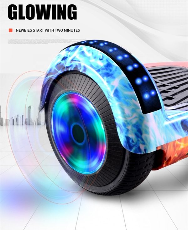 New Besign Adult Kids Portable Balance Scooter Electric Scooter Skateboard Balance Board Self Balance Scooter Hoverboard Battery - Image 4