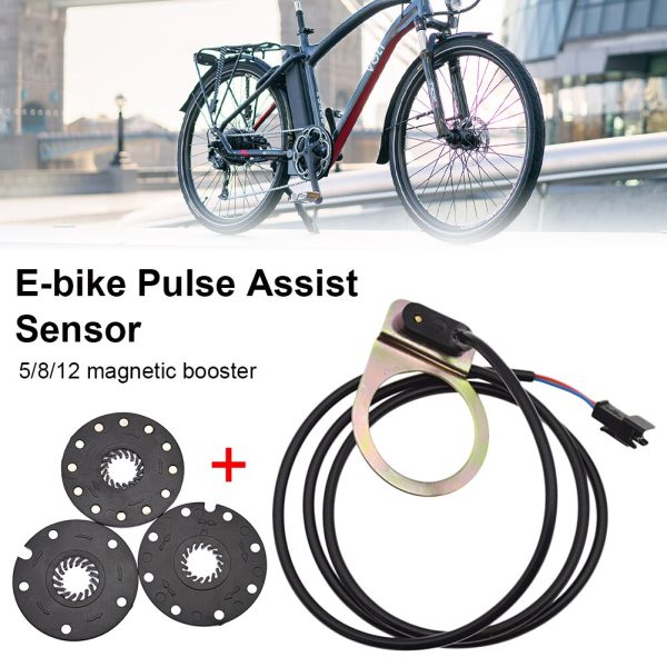 New Electric Bicycle Pedal PAS System Assistant Sensor 5/8/12 Magnets E-bike Speed Sensor Alloy Pulse Assist Sensor Parts - Image 2