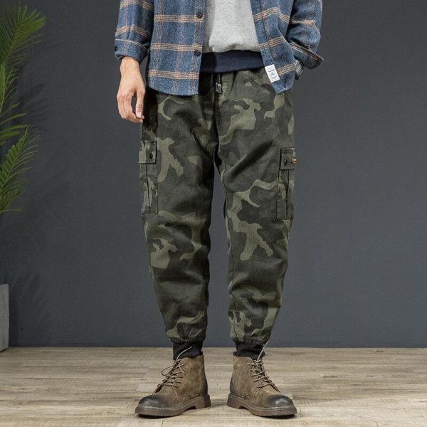 New Men'S Casual Pants Men'S Sports Camouflage Pants New Men'S Loose Workwear Large Men'S Fashion Clothing - Image 2