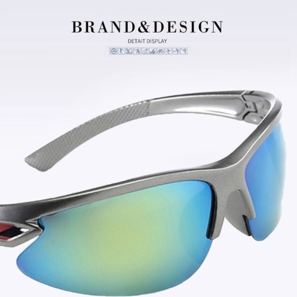 New style outdoor wild riding outing sports sunglasses avant-garde fashion trend colorful sunglasses glasses - Image 3