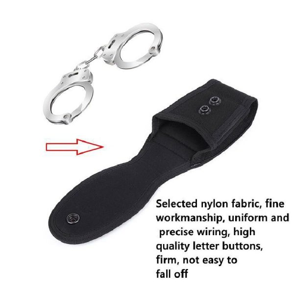 Outdoor Multifunctional Nylon Waist Bag Molle Handcuffs Holder Pouch Case Police Activities Handcuff Pocket Tactical Accessories - Image 6