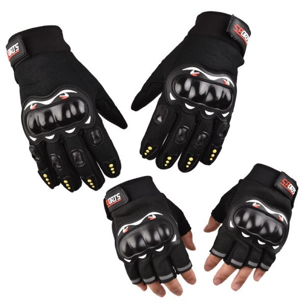 Outdoor Sports Tactical Gloves Riding Hard Shell Half Finger Gloves Breathable Protective Bicycle Motorcycle Full Finger Gloves - Image 2