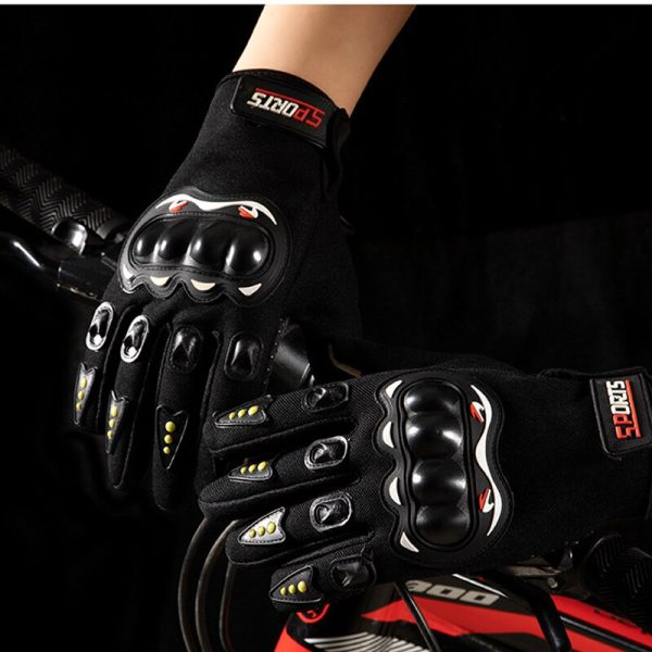 Outdoor Sports Tactical Gloves Riding Hard Shell Half Finger Gloves Breathable Protective Bicycle Motorcycle Full Finger Gloves - Image 4