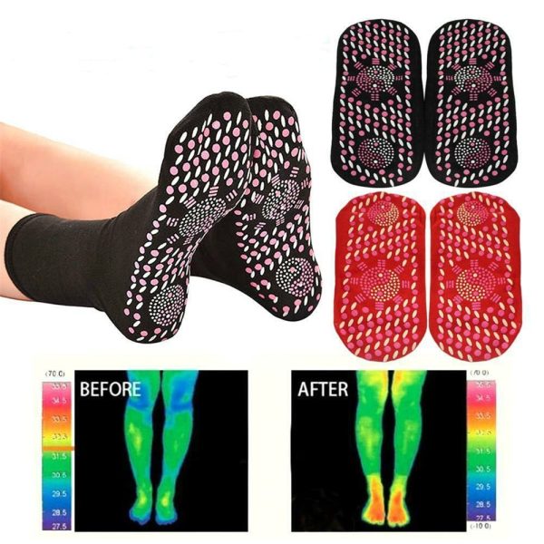 Self-heating Magnetic Socks for Women Men Self Heated Socks Tour Magnetic Therapy Comfortable Winter Warm Massage Socks Pression - Image 3