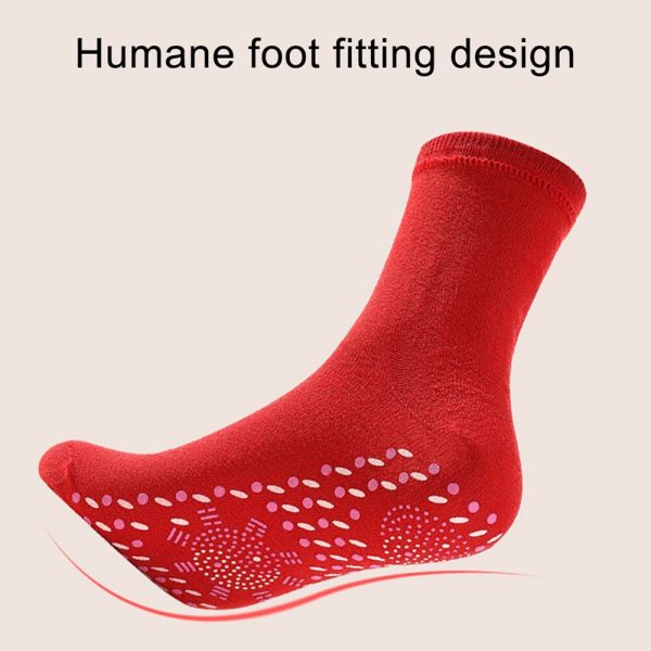 Self-heating Socks Men Women Foot Massage Magnetic Therapy Health Heated Socks Non-slip Dots Relieve Tired Winter Warm Equipment - Image 4