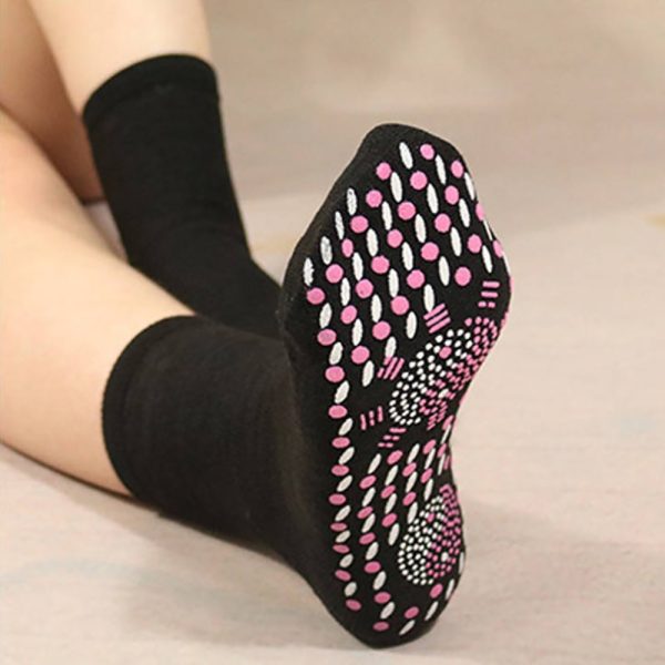 Self-heating Socks Men Women Foot Massage Magnetic Therapy Health Heated Socks Non-slip Dots Relieve Tired Winter Warm Equipment - Image 5