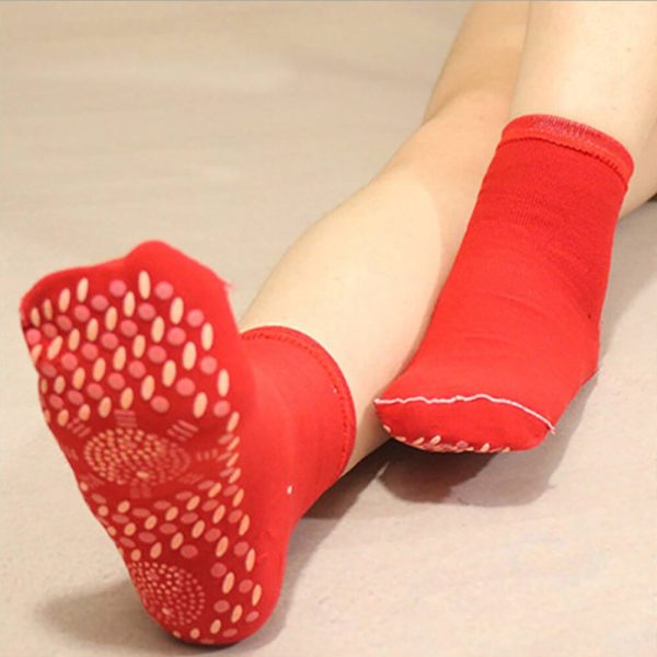 Self-heating Socks Men Women Foot Massage Magnetic Therapy Health Heated Socks Non-slip Dots Relieve Tired Winter Warm Equipment - Image 6