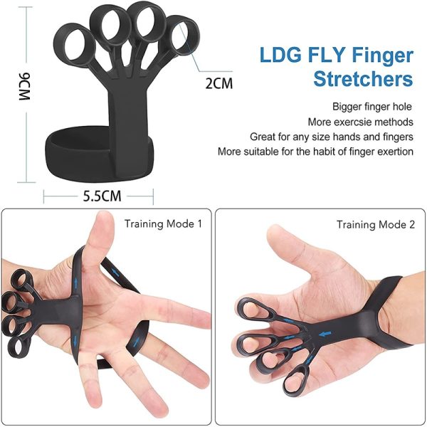 Silicone Hand Grip Device Finger Exercise Hand Strengthener Stretcher Hand Trainer Rehabilitation Training Equipment Muscle Tool - Image 2