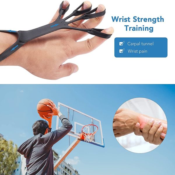 Silicone Hand Grip Device Finger Exercise Hand Strengthener Stretcher Hand Trainer Rehabilitation Training Equipment Muscle Tool - Image 5