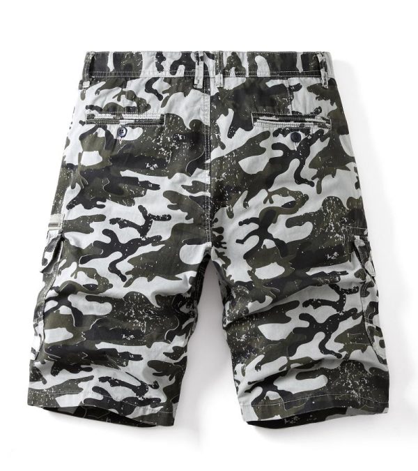 Summer New Men's Camouflage Shorts Large Size Loose Multi-Pockets - Image 2