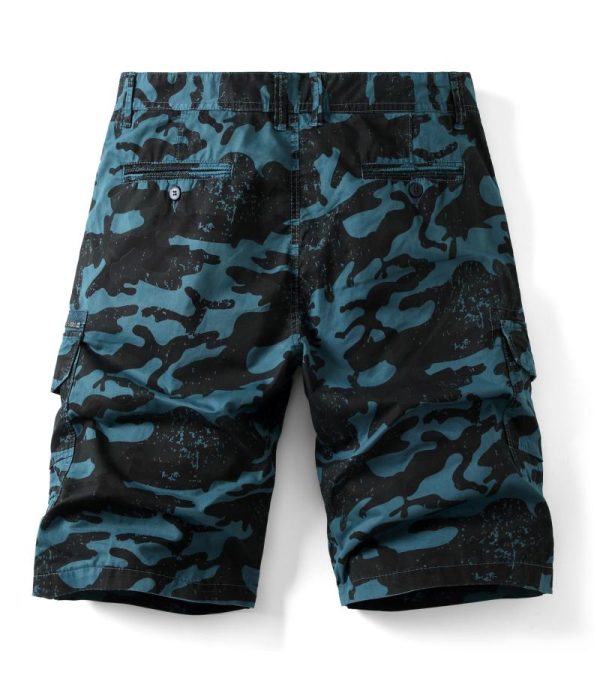 Summer New Men's Camouflage Shorts Large Size Loose Multi-Pockets - Image 4