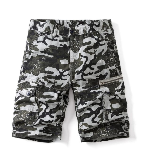 Summer New Men's Camouflage Shorts Large Size Loose Multi-Pockets - Image 6