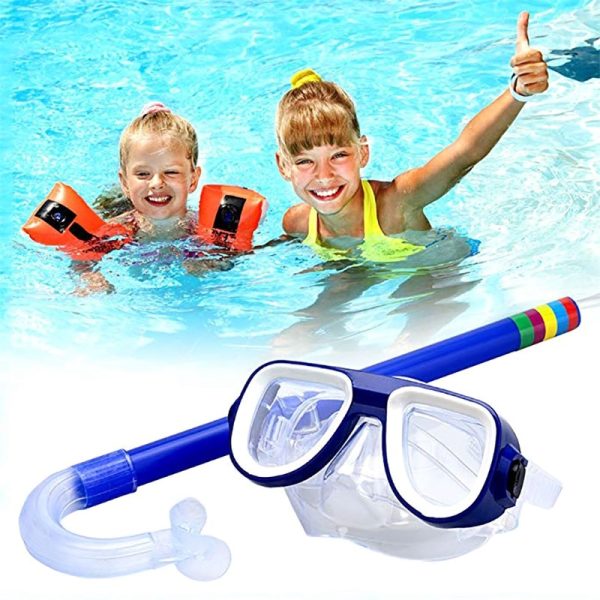 Swimming Goggles Masks Swim Scuba Child PVC Swimming Diving Kids Goggles Mask & Snorkel Set Underwater Diving Accessories - Image 4