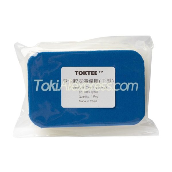 TOKTEE Professional Table Tennis Rubber Cleaning Set (Rubber Cleaner Cleaning Sponge) Portable Ping Pong Bat Clean Care Set - Image 3