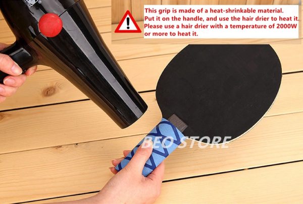 Table tennis rackets for overgrip handle tape Heat-shrinkable material ping pong set bat grips sweatband accessories - Image 4
