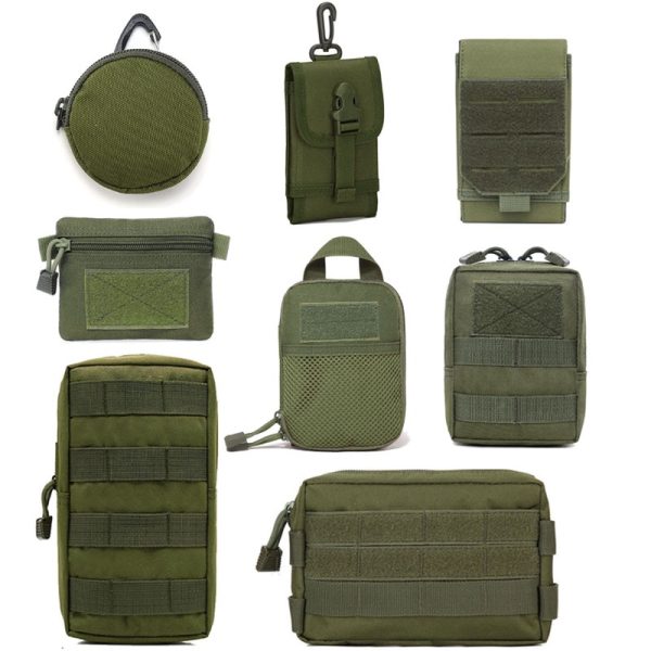 Tactical Bag Outdoor Molle Military Waist Fanny Pack Mobile Phone Pouch Hunting Gear Accessories Belt Waist Bag Army EDC Pack