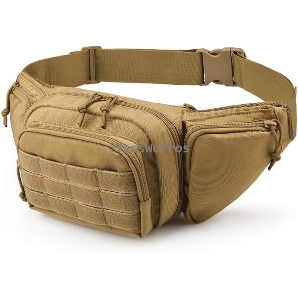 Tactical Gun Waist Bag Holster Chest Training Hiking Shooting Hunting Pistol Holster Bag Cs Airsoft Paintball Combat Bags - Image 2