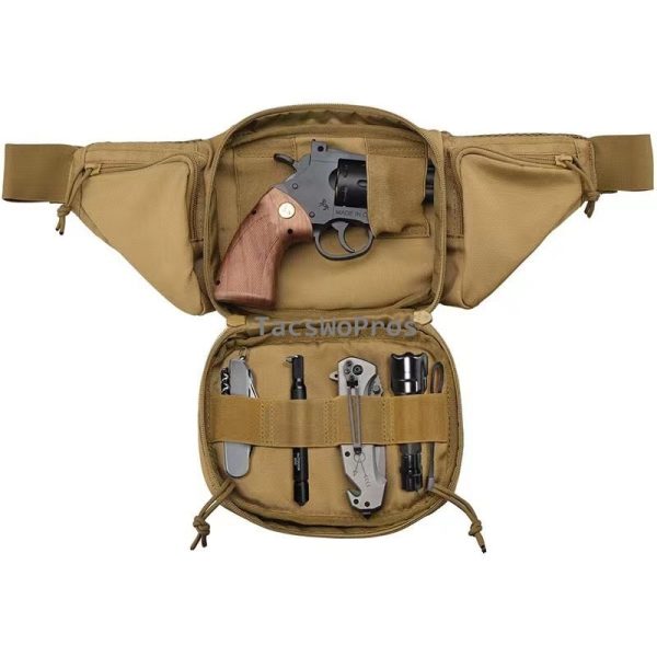 Tactical Gun Waist Bag Holster Chest Training Hiking Shooting Hunting Pistol Holster Bag Cs Airsoft Paintball Combat Bags - Image 5