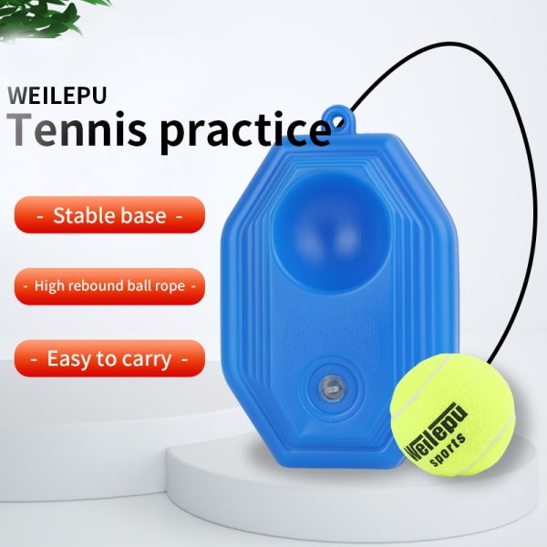 Tennis Rebounder with Elastic Rope Single Tennis Training Device Pet Dog Exercise Tennis Practice Ball Trainer - Image 4