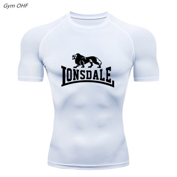 Tops T-Shirts Men's Compression Cycling Fitness Men Jogging Tees Bodybuilding Track T shirts Rashgard Male Running Sports Shirts - Image 4