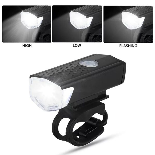 USB Rechargeable Bike Light Bicycle Front Back Rear Taillight Cycling Safety Warning Light Waterproof Bicycle Lamp Flashligh - Image 6