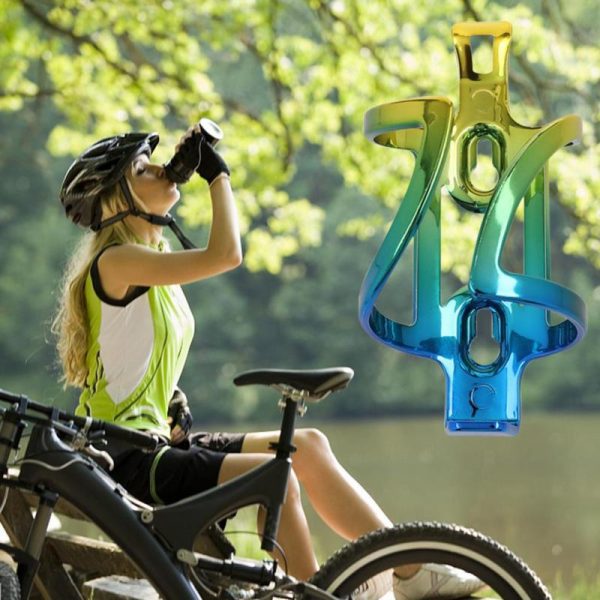 Universal Bicycle Bottle Rack Rainbow Color Cup Holder Lightweight Stable MTB Outdoor Riding Kettle Bottle Rack Cycling - Image 2