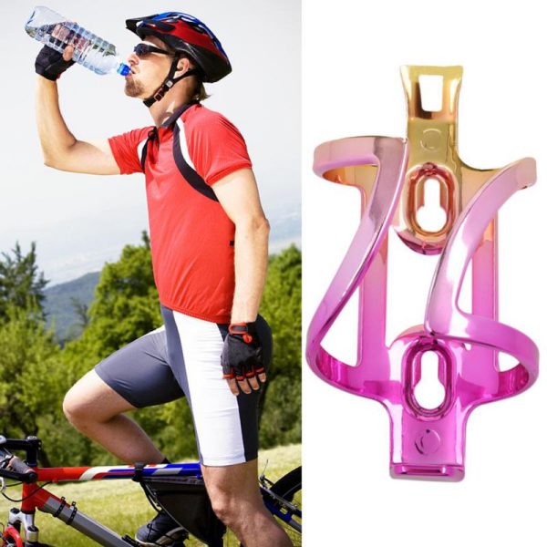 Universal Bicycle Bottle Rack Rainbow Color Cup Holder Lightweight Stable MTB Outdoor Riding Kettle Bottle Rack Cycling - Image 6