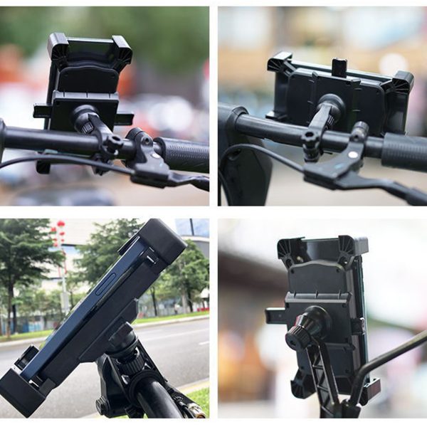 Universal Bicycle Phone Holder 360 Degree Adjustable Motorcycle Phone Support Stand Bike Handlebar Rearview Mirror Mount Bracket - Image 2