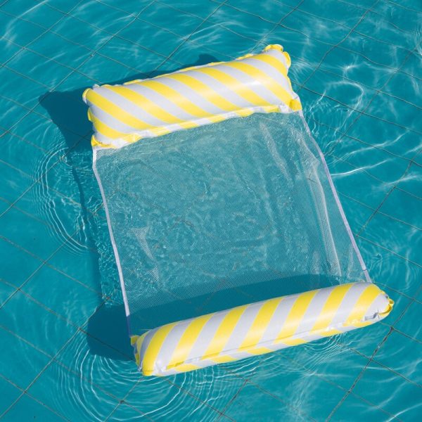 Water Inflatable Floating Bed Swimming Pool Summer Floating Row Water Hammock Recliner Chair Air Mattresses Bed Accessories - Image 5