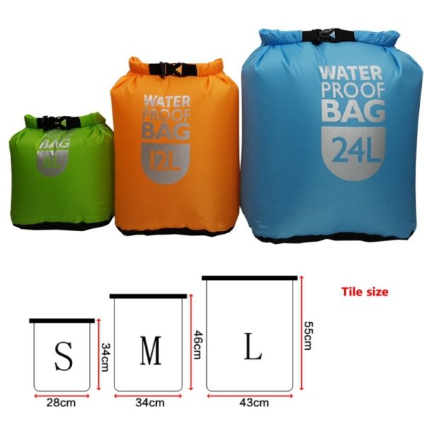 Waterproof Dry Bag Pack Swimming Rafting Kayaking River Trekking Floating Sailing Canoing Boating Water Resistance Dry Sacks - Image 3