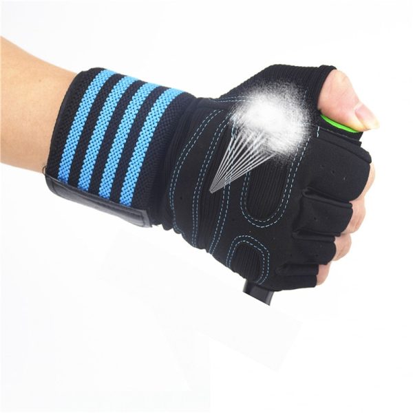 Weightlifting Gloves with Wrist Support for Heavy Exercise Body Building Gym Training Fitness Handschuhe Workout Crossfit Gloves - Image 3