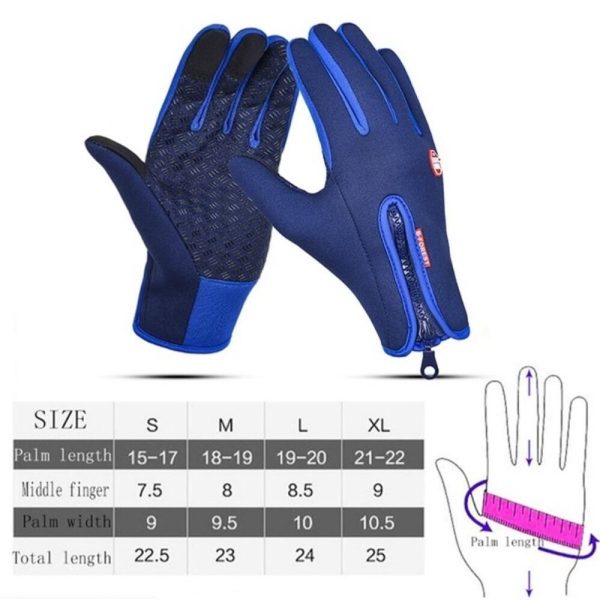 Winter Gloves for Men Women Touchscreen Warm Outdoor Cycling Driving Motorcycle Cold Resistance Gloves Windproof Non-Slip Gloves - Image 6