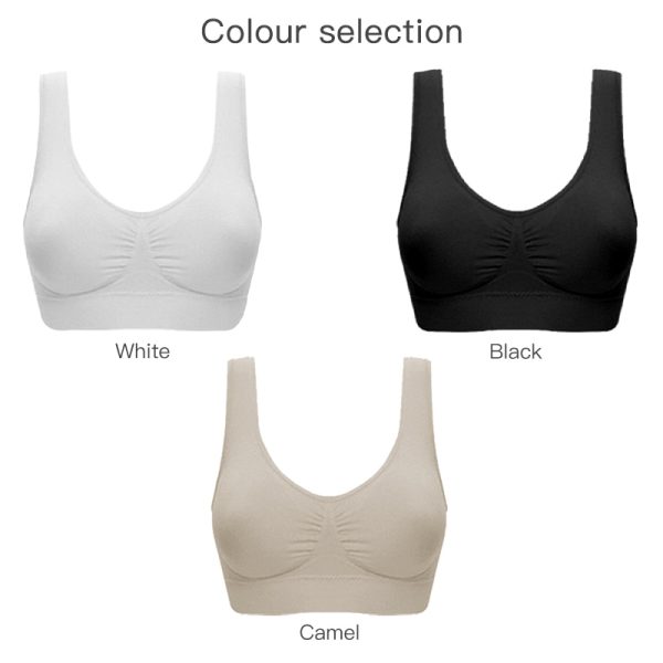 Women Bra Yoga Sports Underwear Push Up Bra Outdoor Running Fitness Breathable Comfortable Bralette Vest Top - Image 6