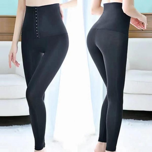 Women Sauna Burner Pants for Weight Loss Sweat Leggings Compression Slimming High Waist Fat Burner Trousers Workout Body Shaper - Image 2