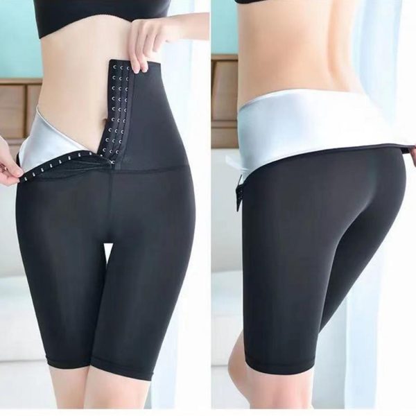 Women Sauna Burner Pants for Weight Loss Sweat Leggings Compression Slimming High Waist Fat Burner Trousers Workout Body Shaper - Image 3