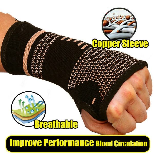 Wrist Brace for Carpal Tunnel Relief Wrist Compression Glove Wrist Support Sleeves for Tendonitis Yoga Arthritis Wrist Sprain - Image 5