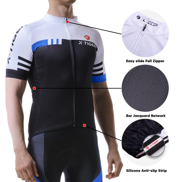 X-TIGER Cycling Jersey Set Men's Cycling Set Summer Outdoor Sport Bicycle Wear Clothing Breathable Bike Clothes MTB Cycling Suit - Image 2